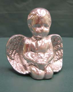 Mexican Pewter - Small Angel Statue